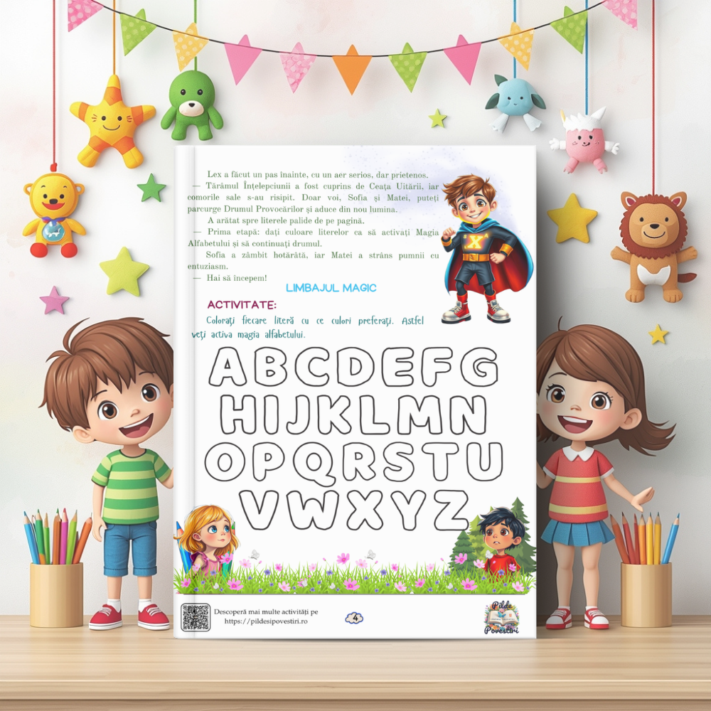 Mapa Educativă: SuperEroii Înțelepciunii – Aventuri Magice către Tărâmul Înțelepciunii!