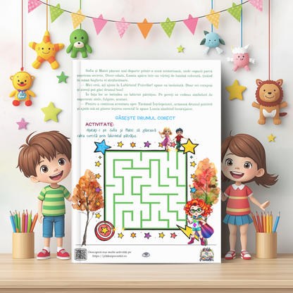 Mapa Educativă: SuperEroii Înțelepciunii – Aventuri Magice către Tărâmul Înțelepciunii!