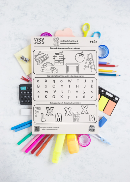 Fișe Educative PDF - Numere, Alfabet - Fișa 13