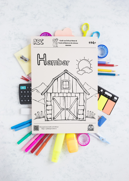 Fișe Educative PDF - Numere, Alfabet - Fișa 3