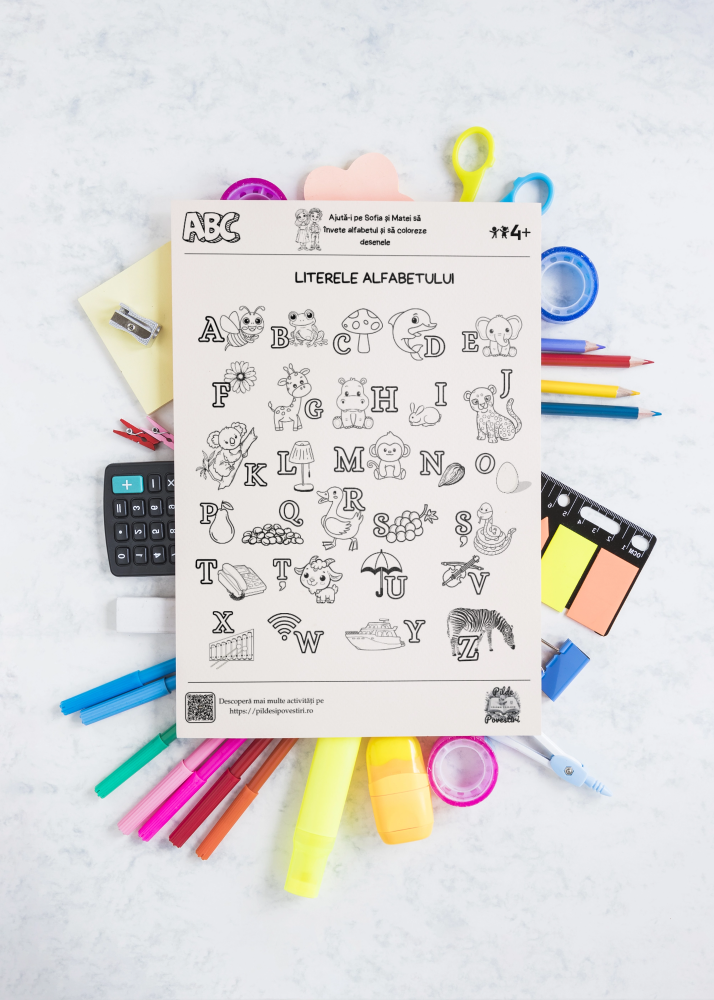 Fișe Educative PDF - Numere, Alfabet - Fișa 5