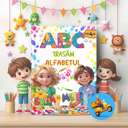 Prima Mea Cutie cu Fișe de Lucru – Litere și Numere cu Sofia și Matei