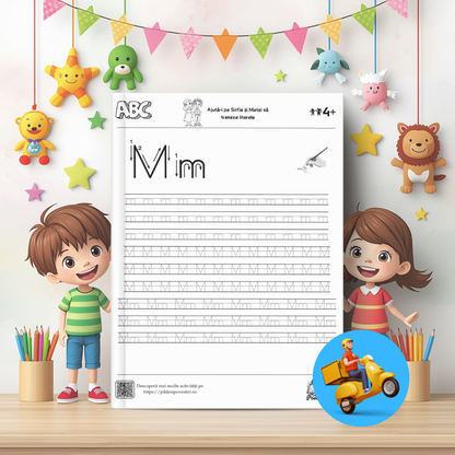 Prima Mea Cutie cu Fișe de Lucru – Litere și Numere cu Sofia și Matei